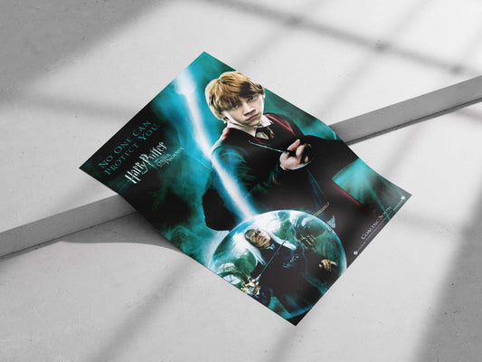 Ron Weasley (Harry Potter franchise) Main Subject: Ron Weasley (Harry Potter franchise) Matte poster print — Superhero wall