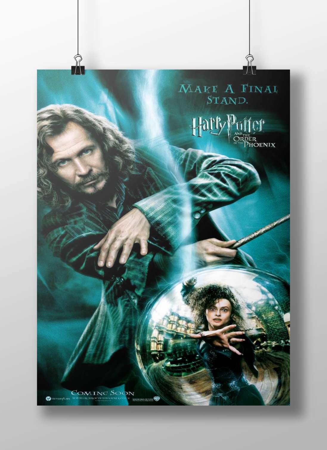 Albus Dumbledore and Minerva McGonagall (characters from the Harry Potter franchise). Main Subject: Albus Dumbledore and