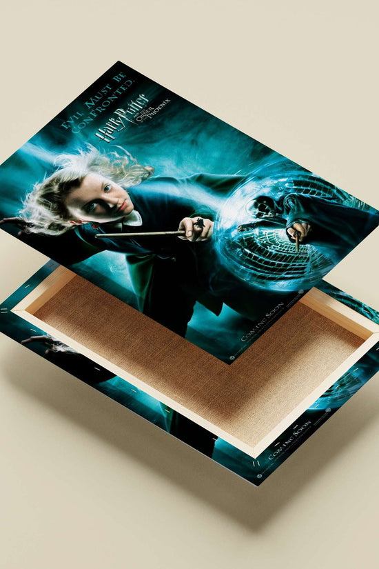 The Harry Potter franchise's "Harry Potter and the Order of the Phoenix" movie poster. Main Subject: The Harry Potter