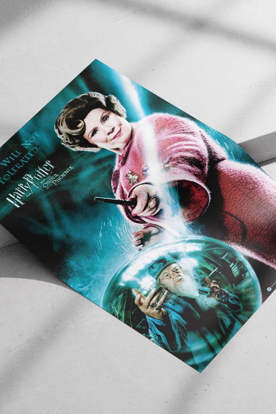 Dolores Umbridge (Harry Potter franchise) Main Subject: Dolores Umbridge (Harry Potter franchise) Matte poster print —