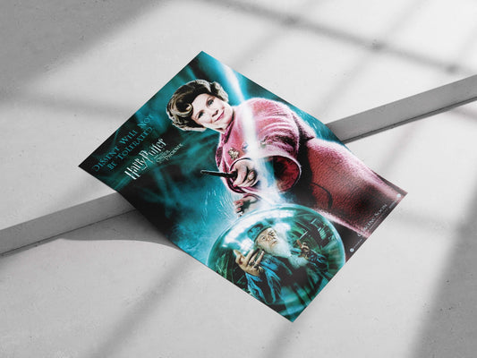 Dolores Umbridge (Harry Potter franchise) Main Subject: Dolores Umbridge (Harry Potter franchise) Matte poster print —
