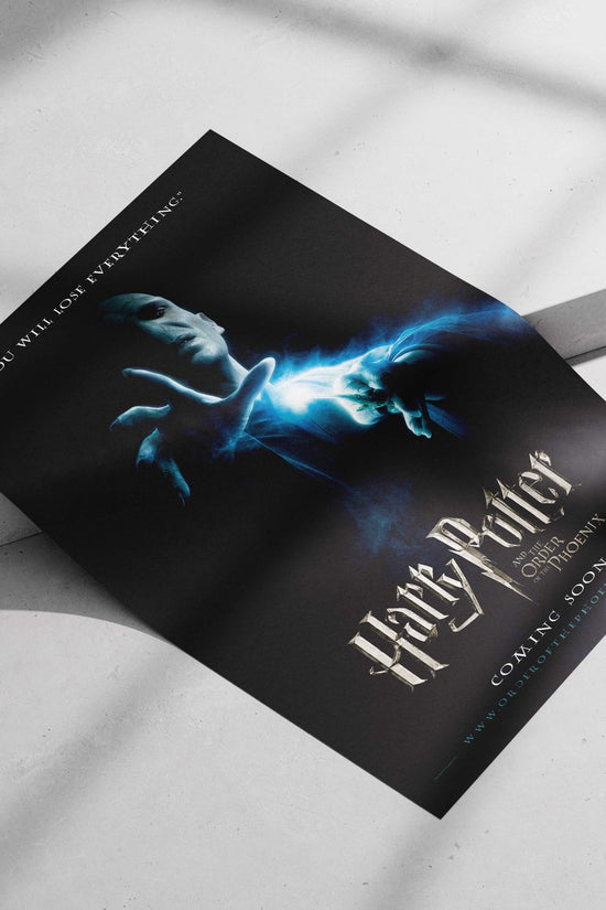 Lord Voldemort from the Harry Potter franchise Main Subject: Lord Voldemort from the Harry Potter franchise Matte poster