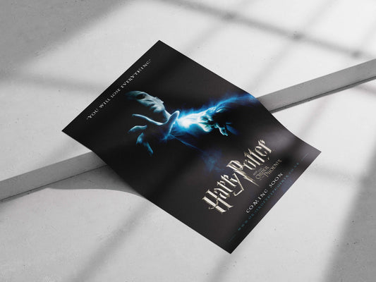 Lord Voldemort from the Harry Potter franchise Main Subject: Lord Voldemort from the Harry Potter franchise Matte poster