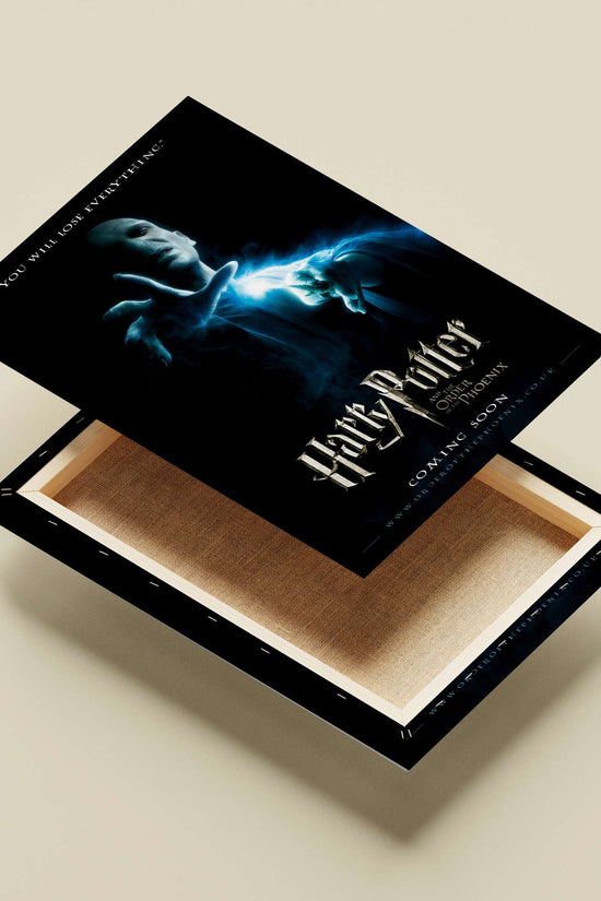 Lord Voldemort from the Harry Potter franchise Main Subject: Lord Voldemort from the Harry Potter franchise Canvas wall art