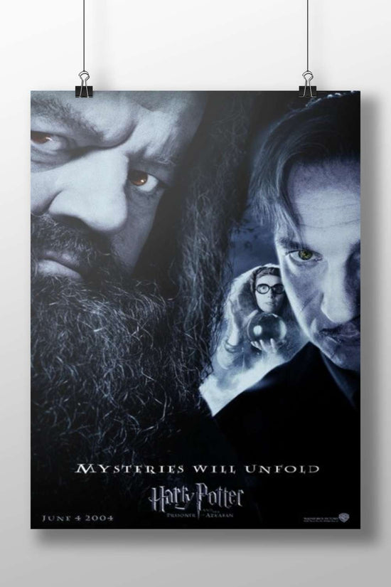 Harry Potter franchise characters (Rubeus Hagrid, Albus Dumbledore) Main Subject: Harry Potter franchise characters (Rubeus