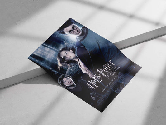 Harry Potter, Hermione Granger, and Ron Weasley (characters from the Harry Potter franchise) Main Subject: Harry Potter,