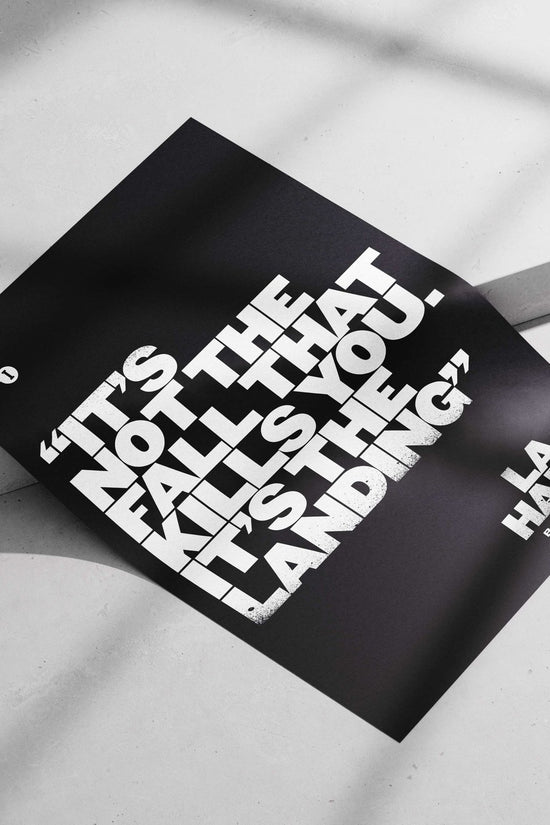 La Haine Main Subject: La Haine Matte poster print — Bollywood wall art India | PosterBoizz