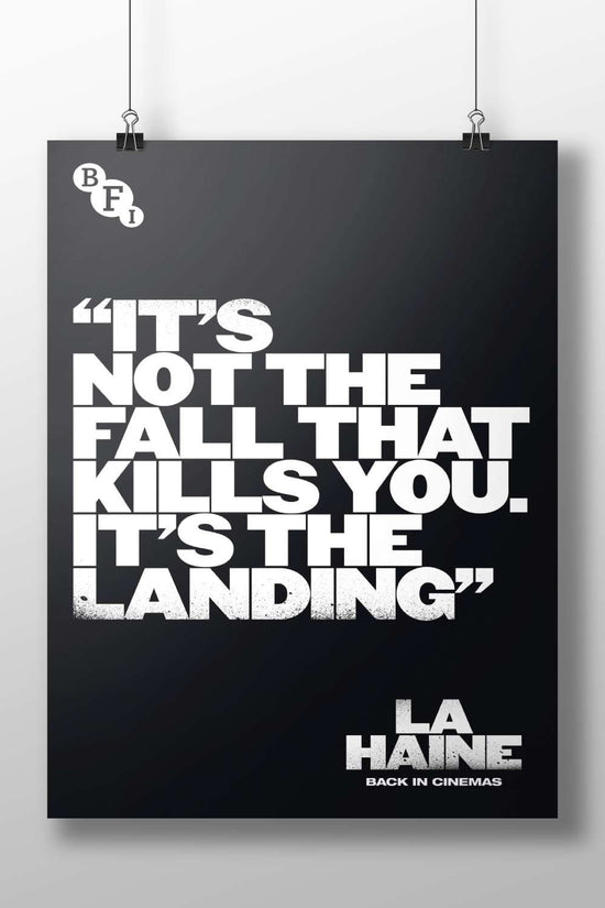 La Haine Main Subject: La Haine Matte BoizzBoard rigid print — Bollywood wall art India | PosterBoizz