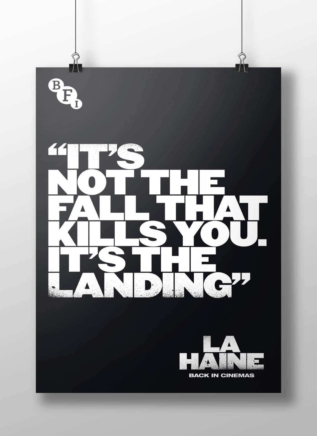 La Haine Main Subject: La Haine Matte BoizzBoard rigid print — Bollywood wall art India | PosterBoizz
