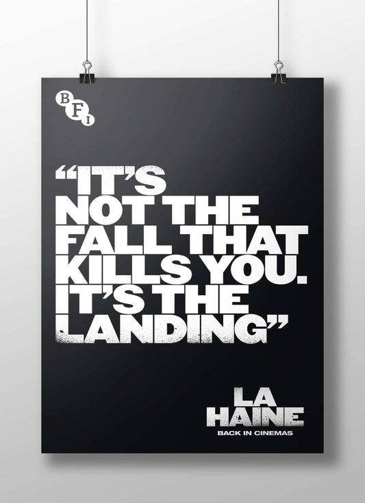 La Haine Main Subject: La Haine Matte BoizzBoard rigid print — Bollywood wall art India | PosterBoizz