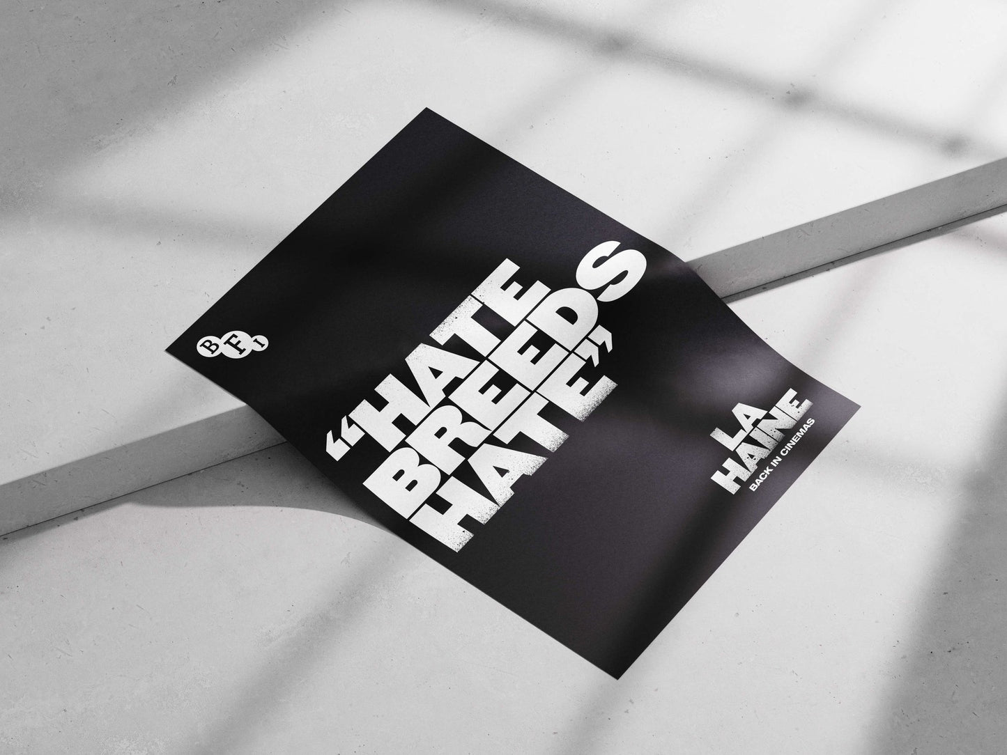 La Haine (film) Main Subject: La Haine (film) Matte poster print — Bollywood wall art India | PosterBoizz