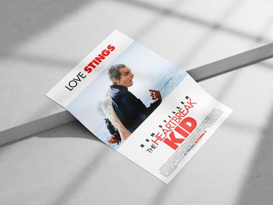 The Heartbreak Kid (starring Ben Stiller) Main Subject: The Heartbreak Kid (starring Ben Stiller) Matte poster print —