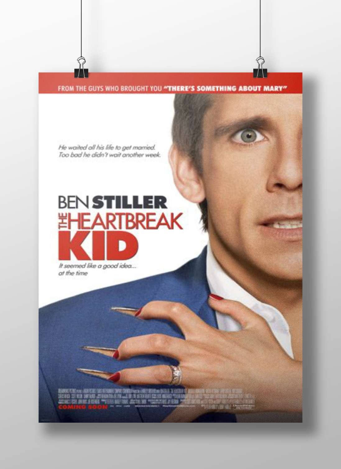 The Heartbreak Kid (film) starring Ben Stiller Main Subject: The Heartbreak Kid (film) starring Ben Stiller Matte BoizzBoard
