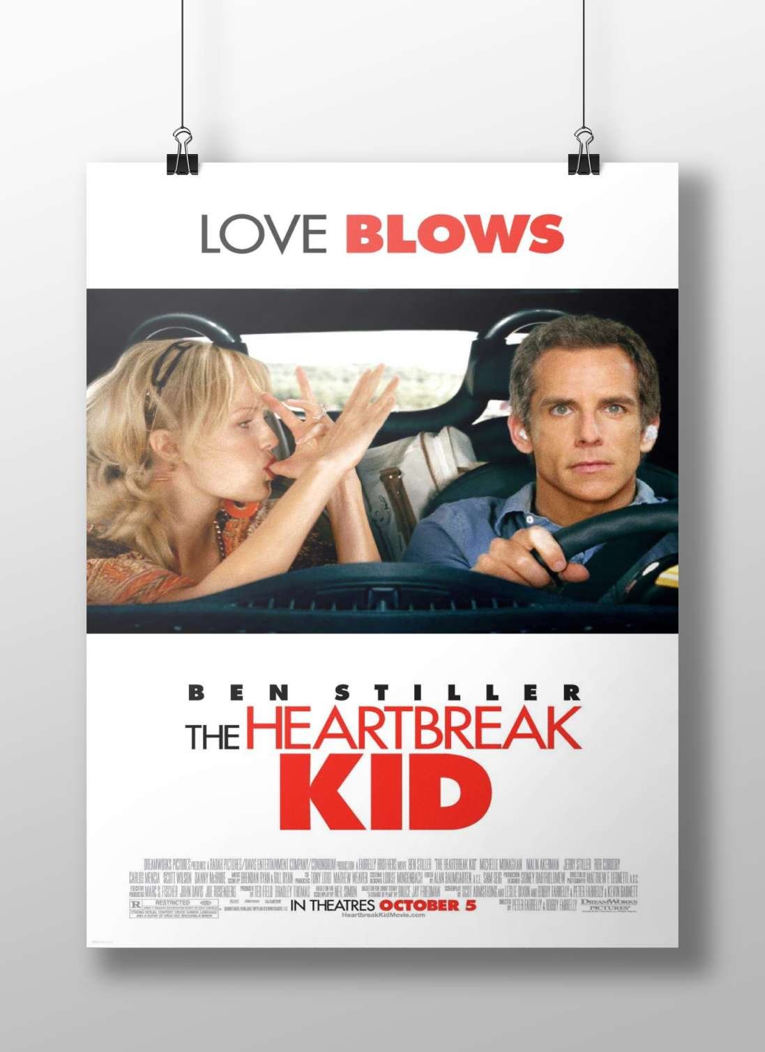 The film "The Heartbreak Kid" starring Ben Stiller Main Subject: The film "The Heartbreak Kid" starring Ben Stiller Matte