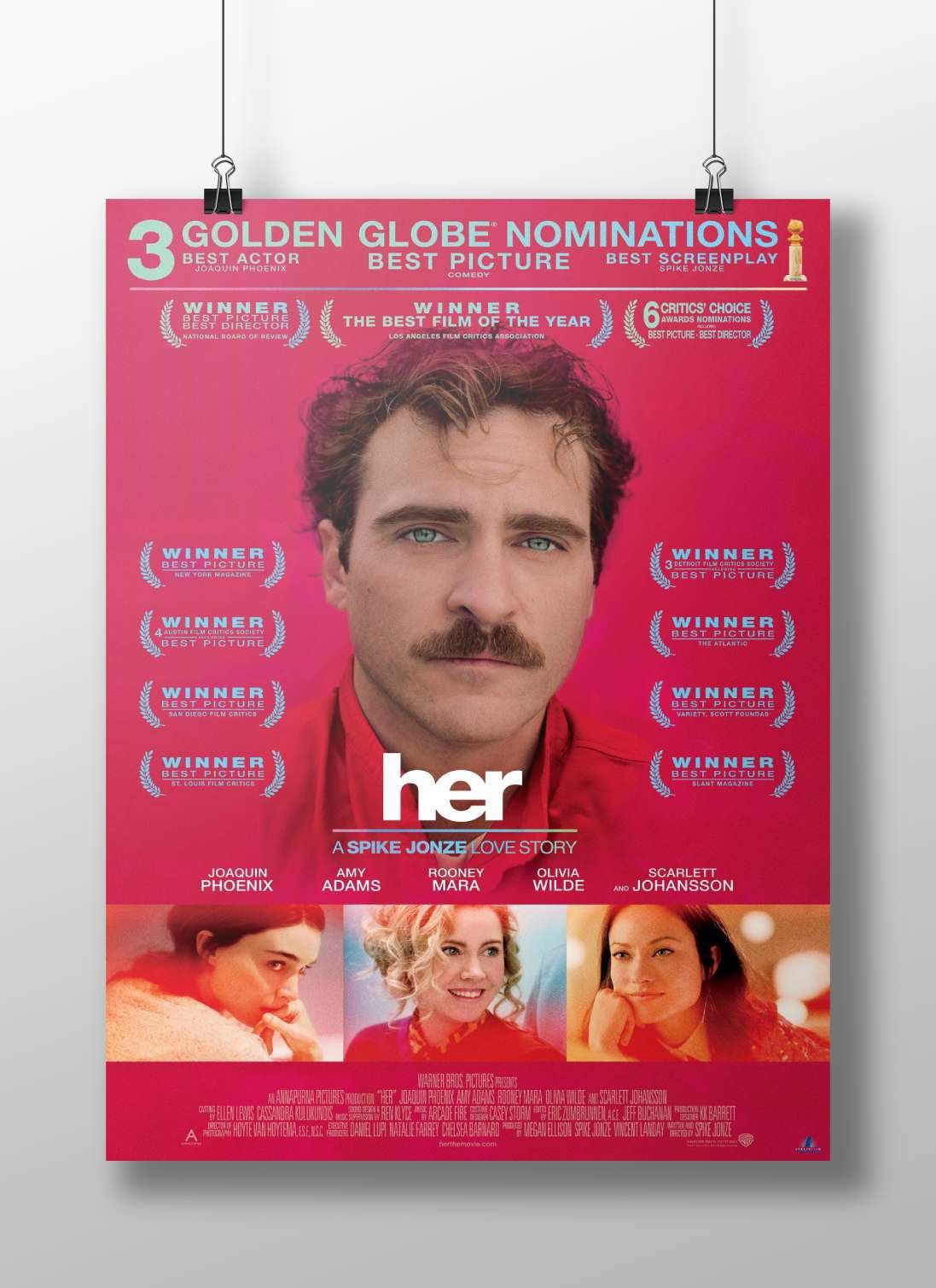 The movie "Her" Main Subject: The movie "Her" Matte BoizzBoard rigid print — Bollywood wall art India | PosterBoizz