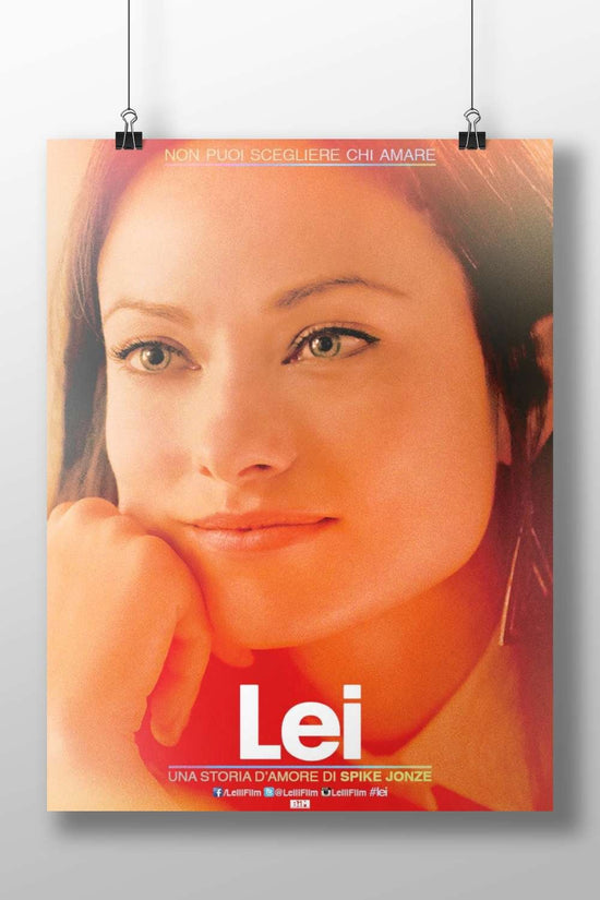 Lei (Her), a film by Spike Jonze Main Subject: Lei (Her), a film by Spike Jonze Matte BoizzBoard rigid print — Bollywood