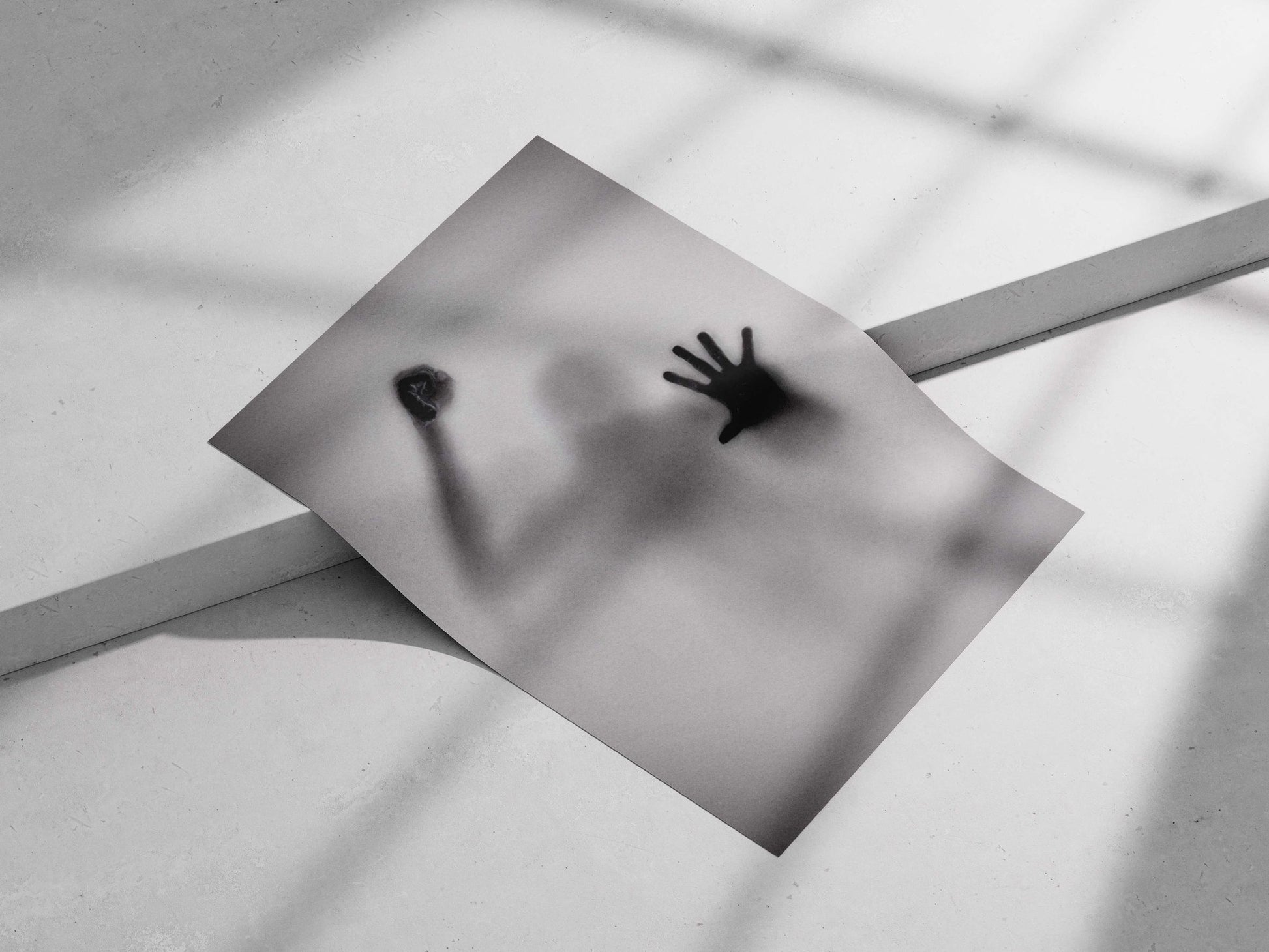 Human Shadow Main Subject: Human Shadow Matte poster print — Art wall art India | PosterBoizz