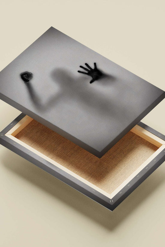 Human Shadow Main Subject: Human Shadow Canvas wall art — Art wall art India | PosterBoizz