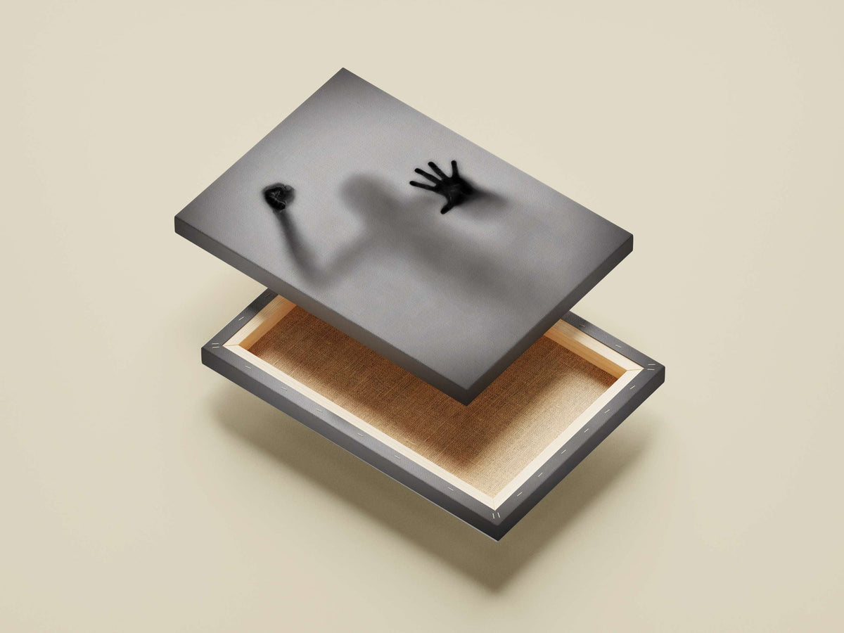Human Shadow Main Subject: Human Shadow Canvas wall art — Art wall art India | PosterBoizz