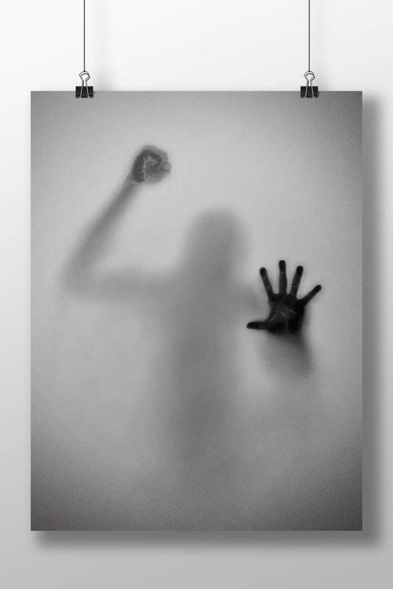 Human Shadow Main Subject: Human Shadow Matte BoizzBoard rigid print — Art wall art India | PosterBoizz