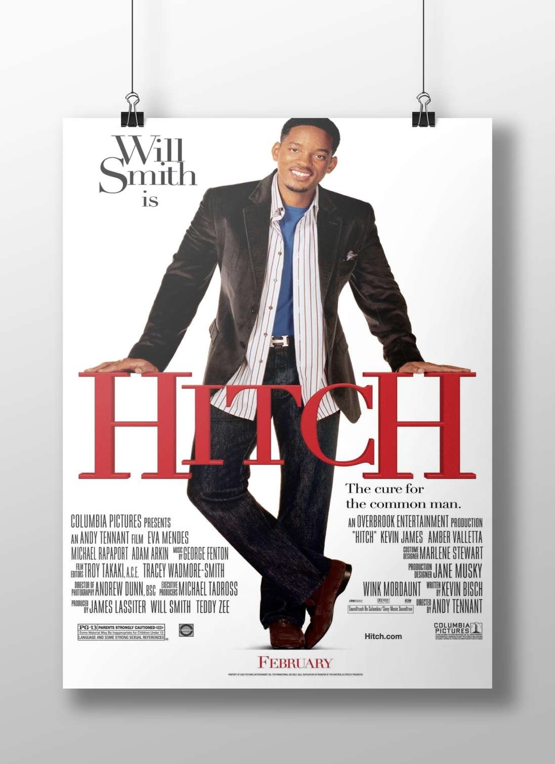 Will Smith (as the lead actor in the film "Hitch") Main Subject: Will Smith (as the lead actor in the film "Hitch") Matte