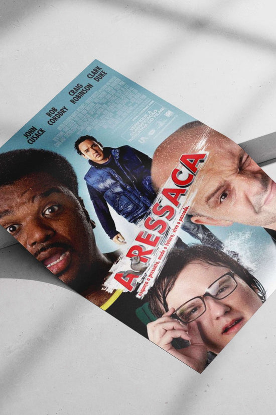 The 2013 film "Aressaca" (Portuguese title) starring John Cusack, Rob Corddry, Craig Robinson, and Clark Duke. Main Subject: