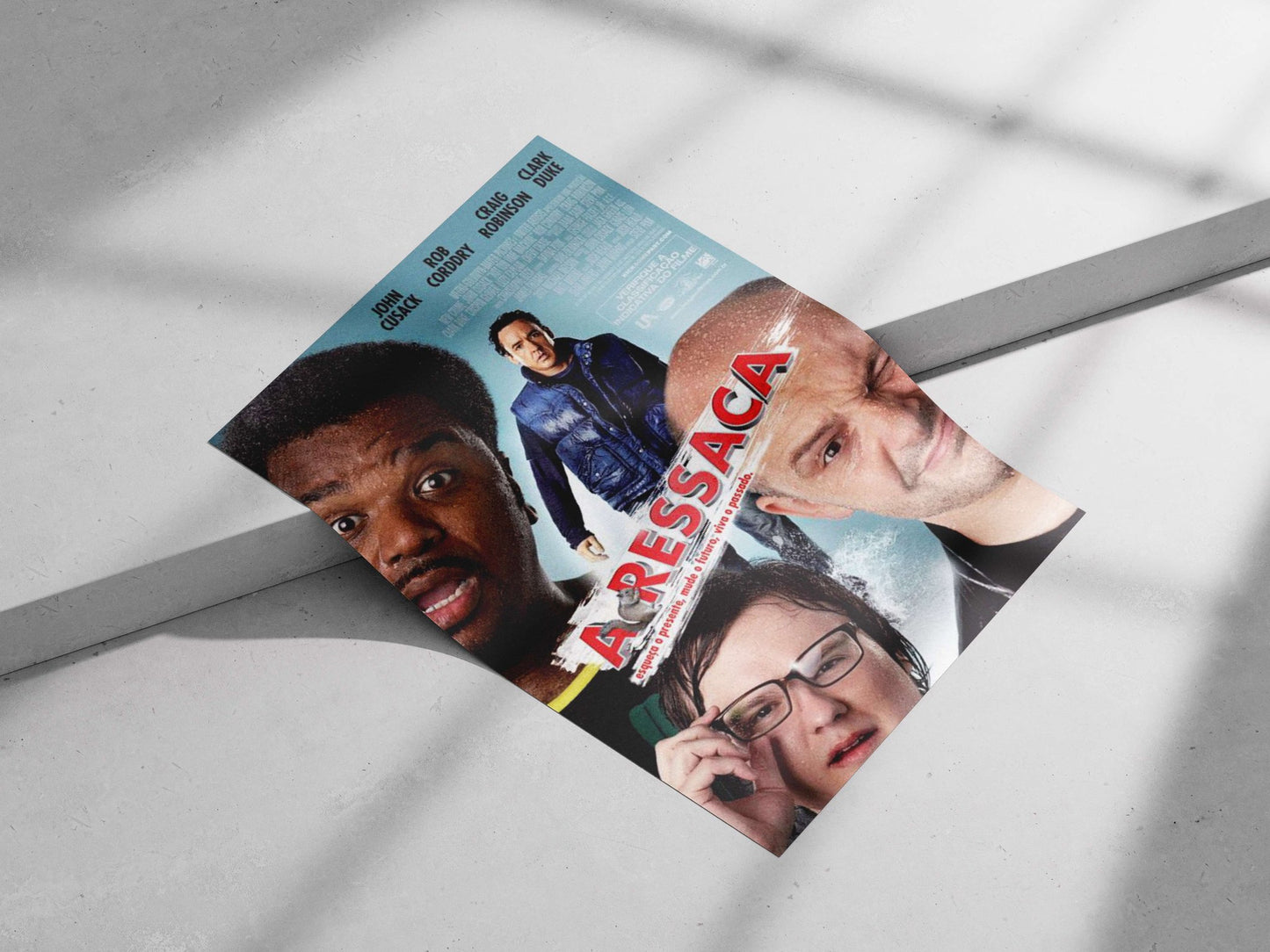 The 2013 film "Aressaca" (Portuguese title) starring John Cusack, Rob Corddry, Craig Robinson, and Clark Duke. Main Subject: