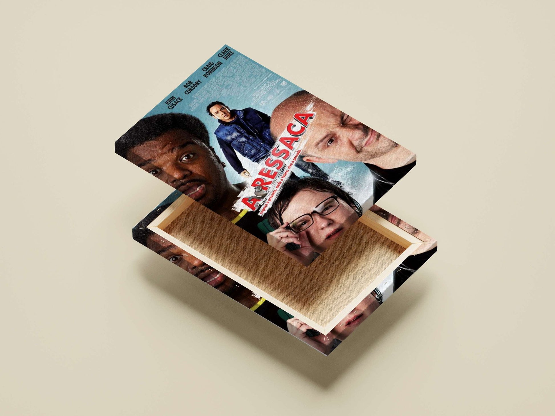 The 2013 film "Aressaca" (Portuguese title) starring John Cusack, Rob Corddry, Craig Robinson, and Clark Duke. Main Subject:
