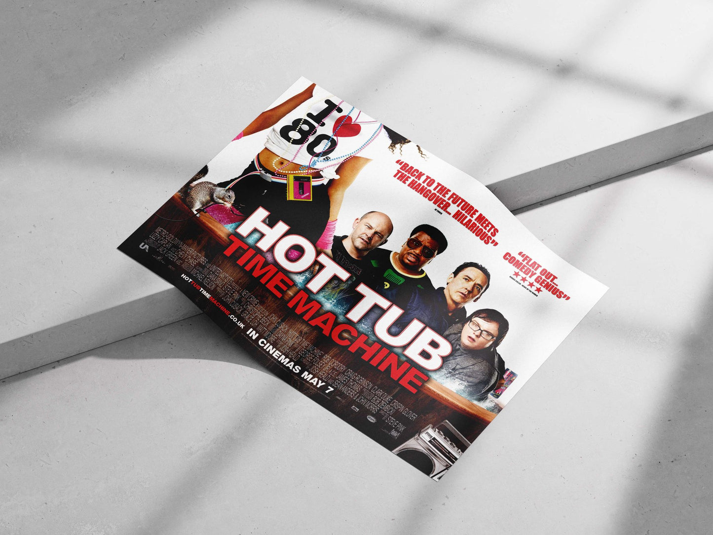 Hot Tub Time Machine Main Subject: Hot Tub Time Machine Matte poster print — Bollywood wall art India | PosterBoizz