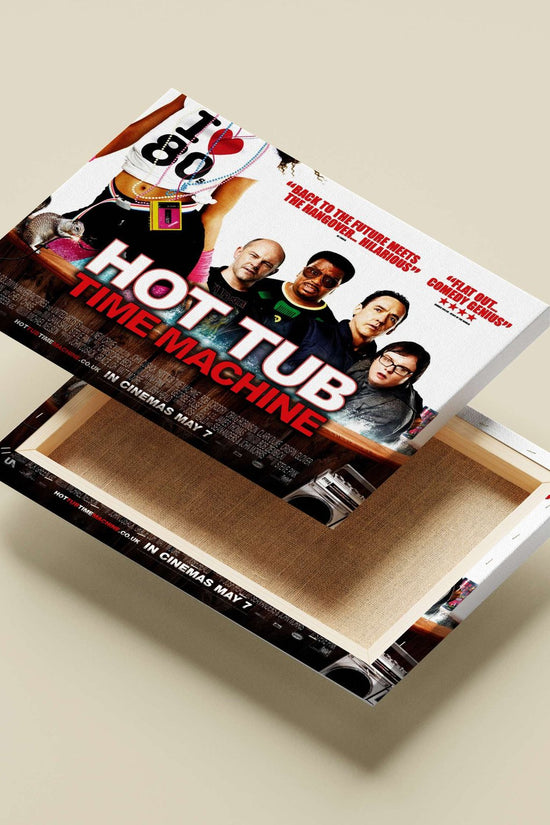 Hot Tub Time Machine Main Subject: Hot Tub Time Machine Canvas wall art — Bollywood wall art India | PosterBoizz