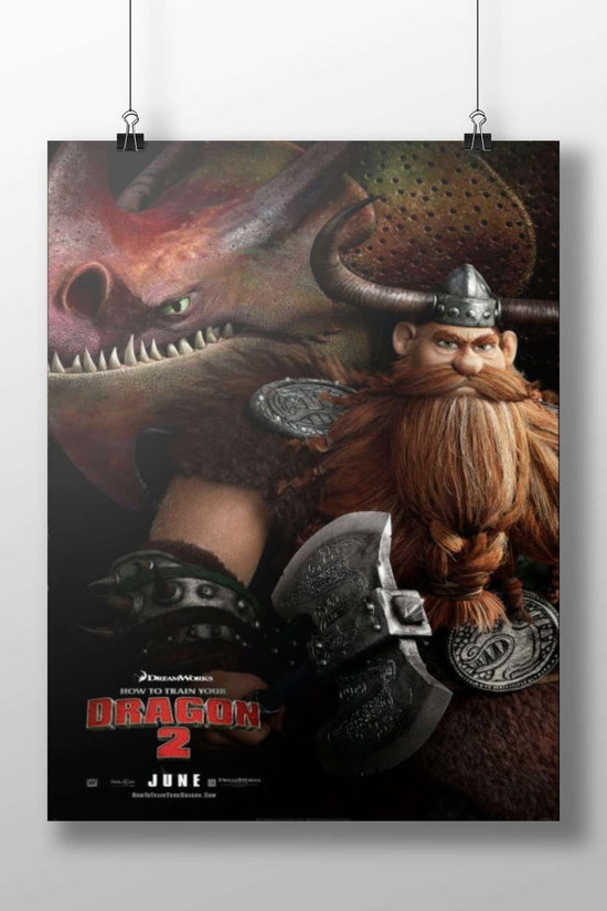 Stoic (from How to Train Your Dragon 2) Main Subject: Stoic (from How to Train Your Dragon 2) Matte BoizzBoard rigid print —