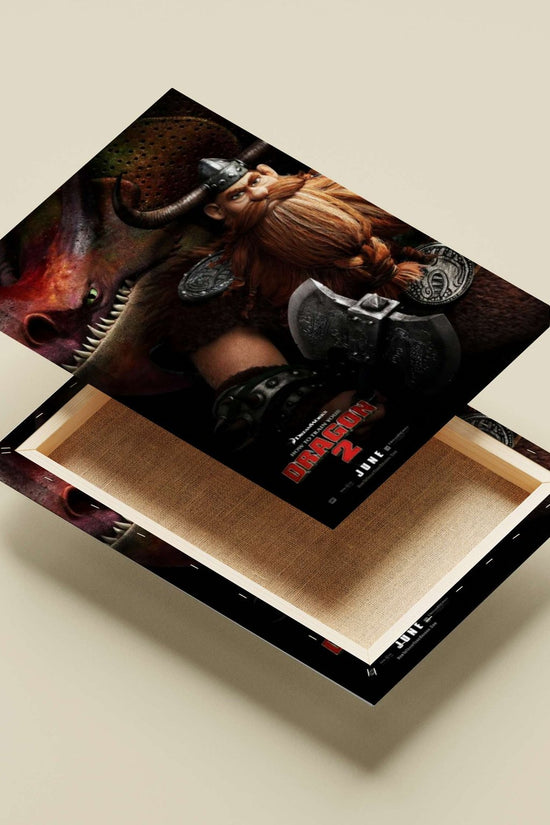 Stoic (from How to Train Your Dragon 2) Main Subject: Stoic (from How to Train Your Dragon 2) Canvas wall art — Superhero