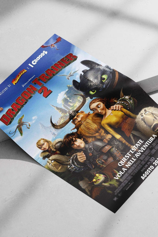 Dragon Trainer 2 Main Subject: Dragon Trainer 2 Matte poster print — Gaming wall art India | PosterBoizz