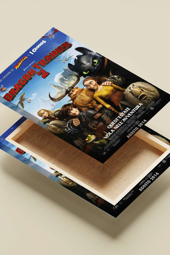 Dragon Trainer 2 Main Subject: Dragon Trainer 2 Canvas wall art — Gaming wall art India | PosterBoizz