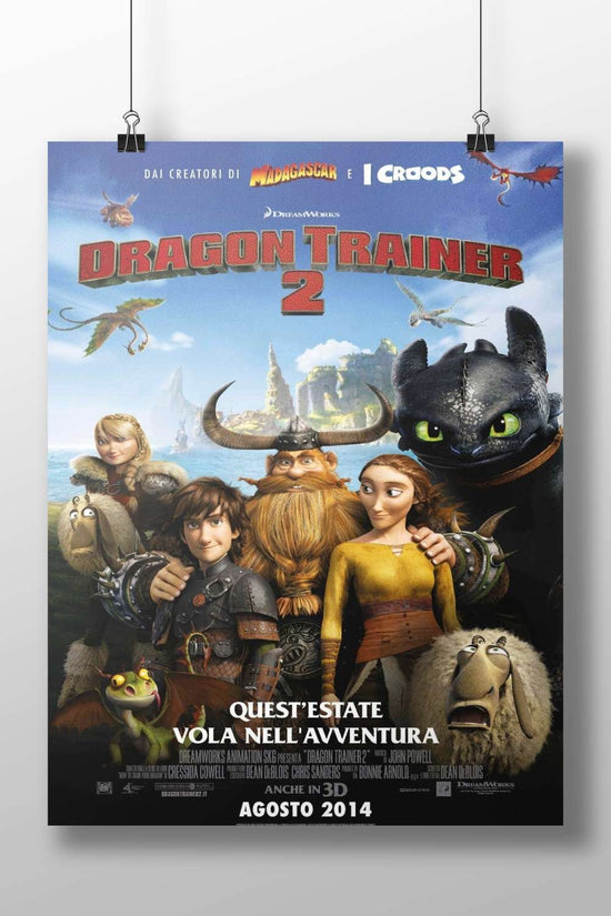 Dragon Trainer 2 Main Subject: Dragon Trainer 2 Matte BoizzBoard rigid print — Gaming wall art India | PosterBoizz