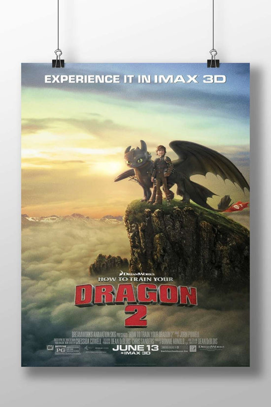 How to Train Your Dragon 2 Main Subject: How to Train Your Dragon 2 Matte BoizzBoard rigid print — Anime wall art India |