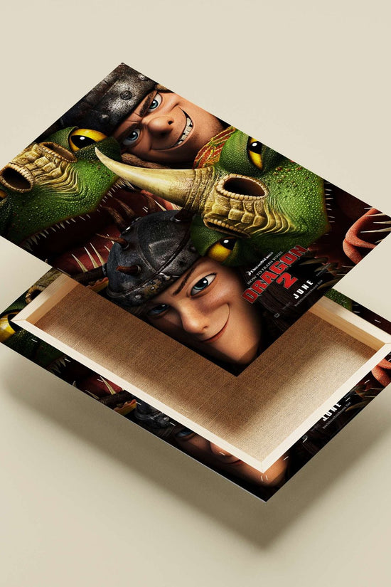 How to Train Your Dragon 2 (franchise) Main Subject: How to Train Your Dragon 2 (franchise) Canvas wall art — Anime wall art