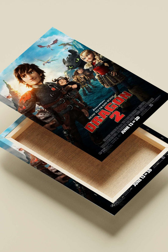 How to Train Your Dragon 2 Main Subject: How to Train Your Dragon 2 Canvas wall art — Anime wall art India | PosterBoizz