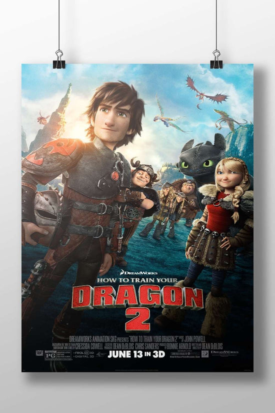 How to Train Your Dragon 2 Main Subject: How to Train Your Dragon 2 Matte BoizzBoard rigid print — Anime wall art India |