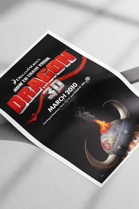 How to Train Your Dragon Main Subject: How to Train Your Dragon Matte poster print — Anime wall art India | PosterBoizz