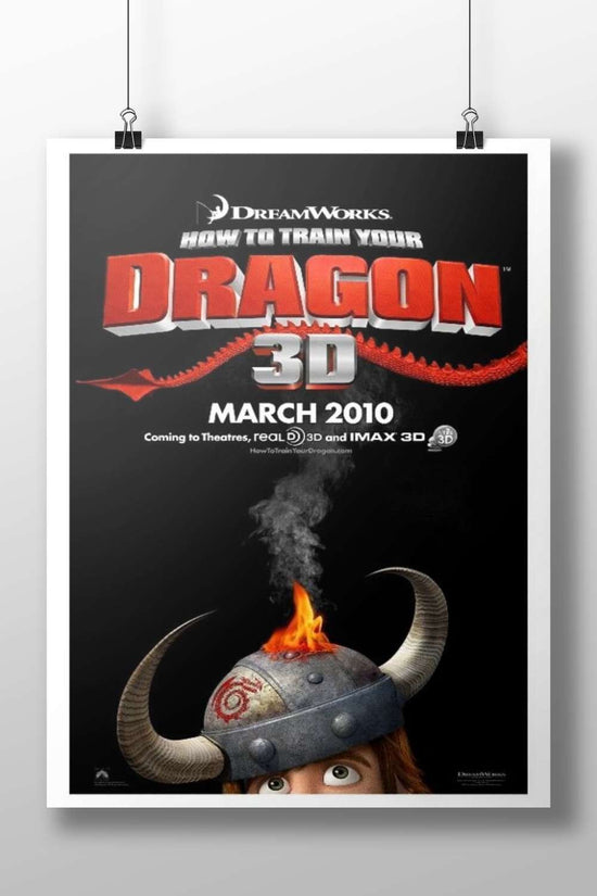 How to Train Your Dragon Main Subject: How to Train Your Dragon Matte BoizzBoard rigid print — Anime wall art India |