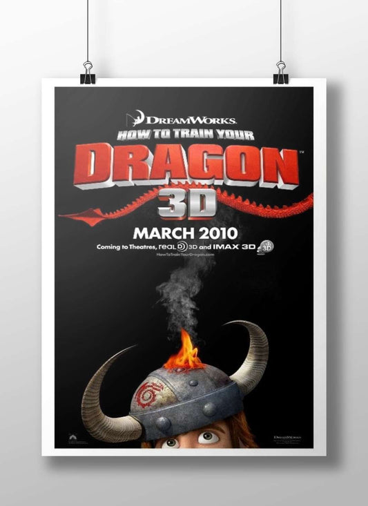 How to Train Your Dragon Main Subject: How to Train Your Dragon Matte BoizzBoard rigid print — Anime wall art India |