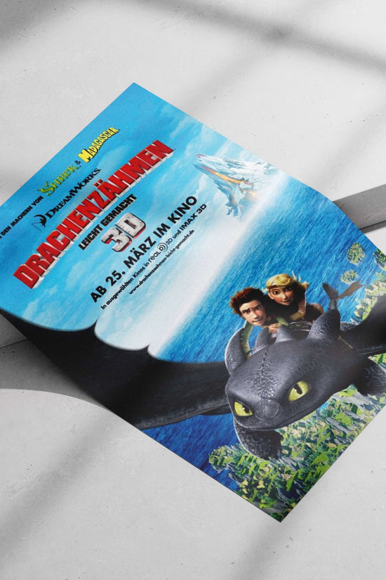 How to Train Your Dragon (franchise) Main Subject: How to Train Your Dragon (franchise) Matte poster print — Art wall art