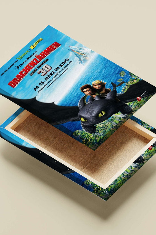 How to Train Your Dragon (franchise) Main Subject: How to Train Your Dragon (franchise) Canvas wall art — Art wall art India