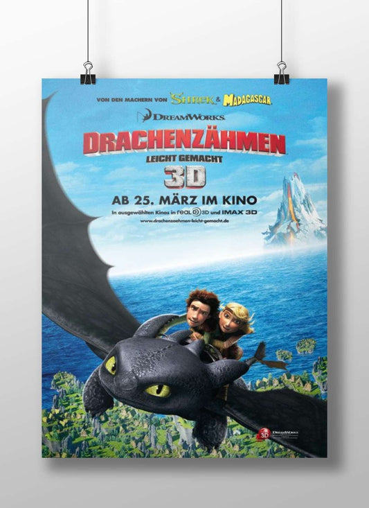 How to Train Your Dragon (franchise) Main Subject: How to Train Your Dragon (franchise) Matte BoizzBoard rigid print — Art