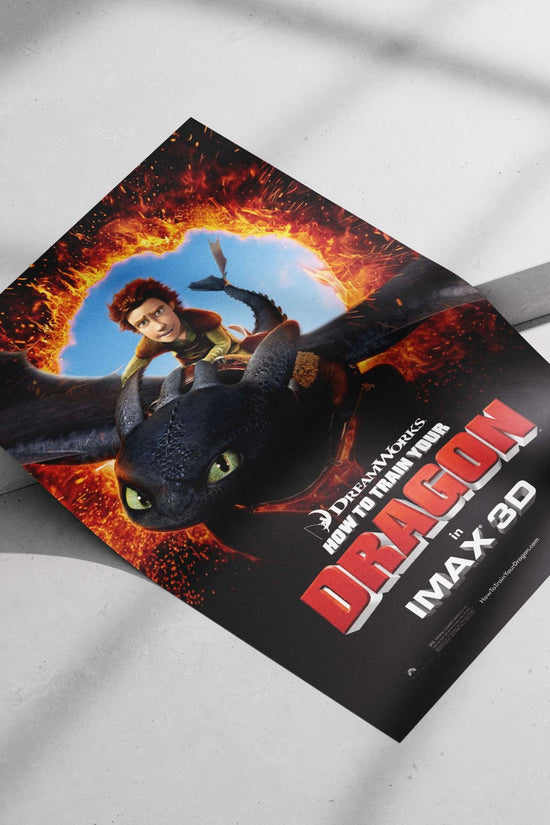 How to Train Your Dragon Main Subject: How to Train Your Dragon Matte poster print — Anime wall art India | PosterBoizz