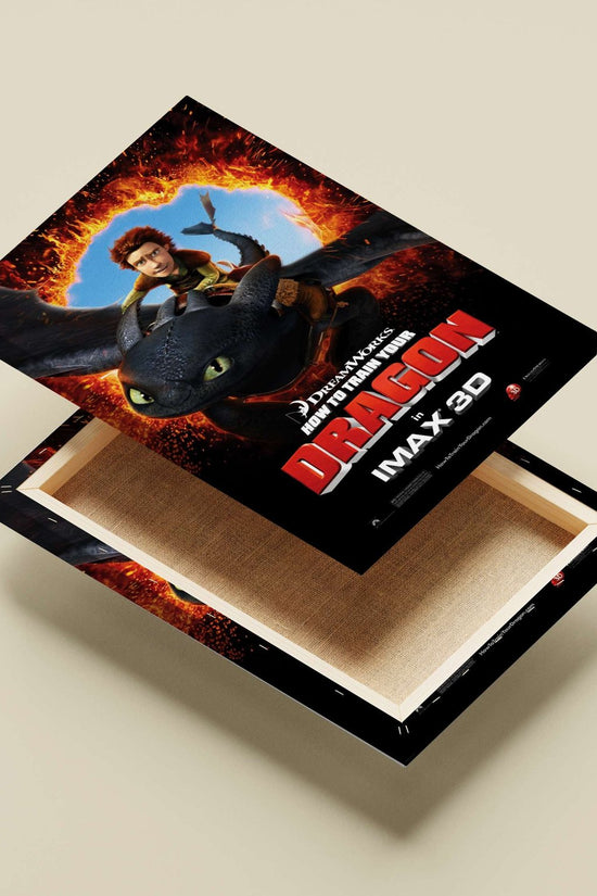 How to Train Your Dragon Main Subject: How to Train Your Dragon Canvas wall art — Anime wall art India | PosterBoizz
