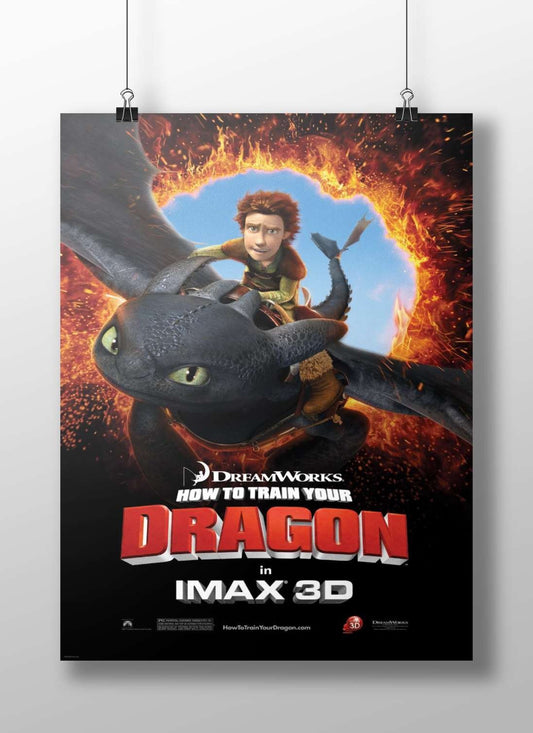 How to Train Your Dragon Main Subject: How to Train Your Dragon Matte BoizzBoard rigid print — Anime wall art India |
