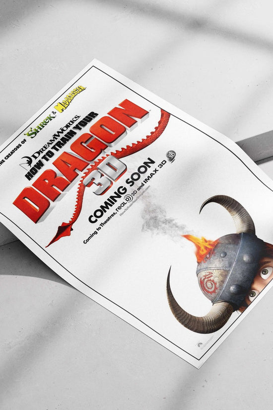 How to Train Your Dragon Main Subject: How to Train Your Dragon Matte poster print — Anime wall art India | PosterBoizz