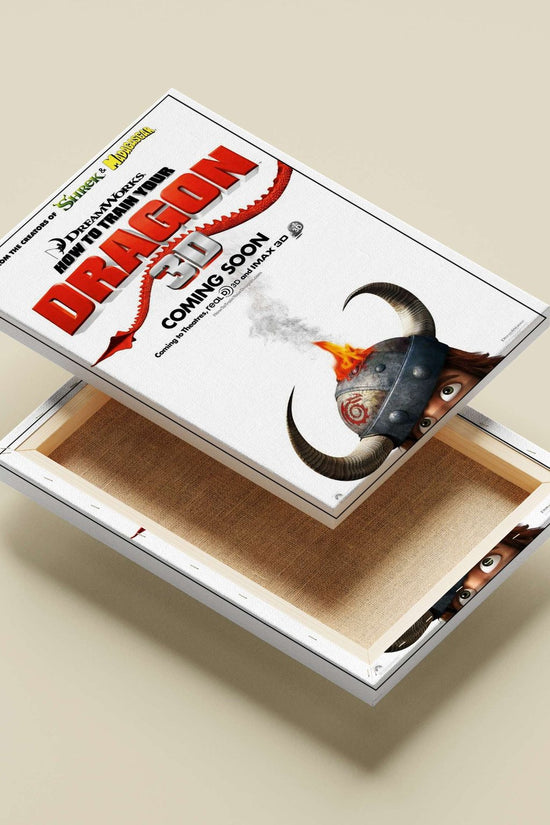 How to Train Your Dragon Main Subject: How to Train Your Dragon Canvas wall art — Anime wall art India | PosterBoizz